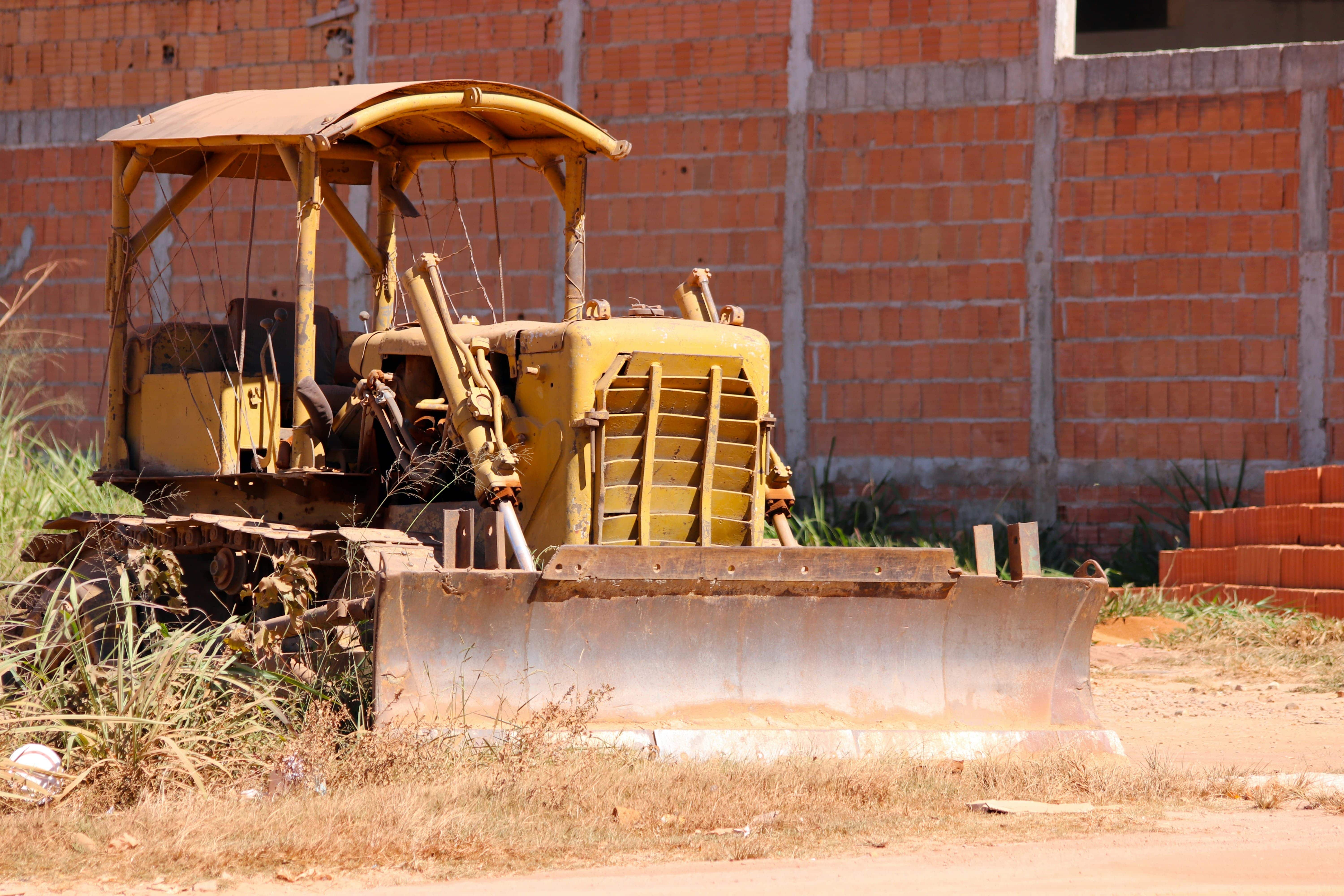 Tractor in a field